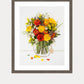 "Love You" Flower Print