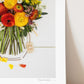 "Love You" Flower Print