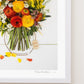 "Love You" Flower Print