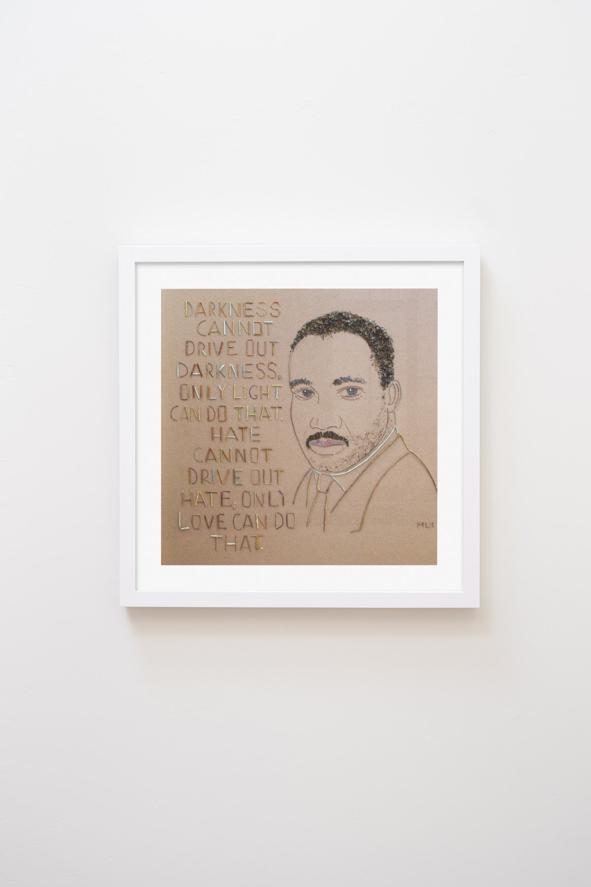 "MLK" Flower Art Print