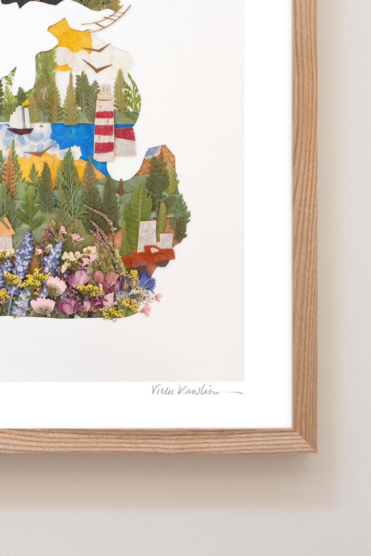 "Michigan" Flower Print