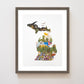 "Michigan" Flower Print
