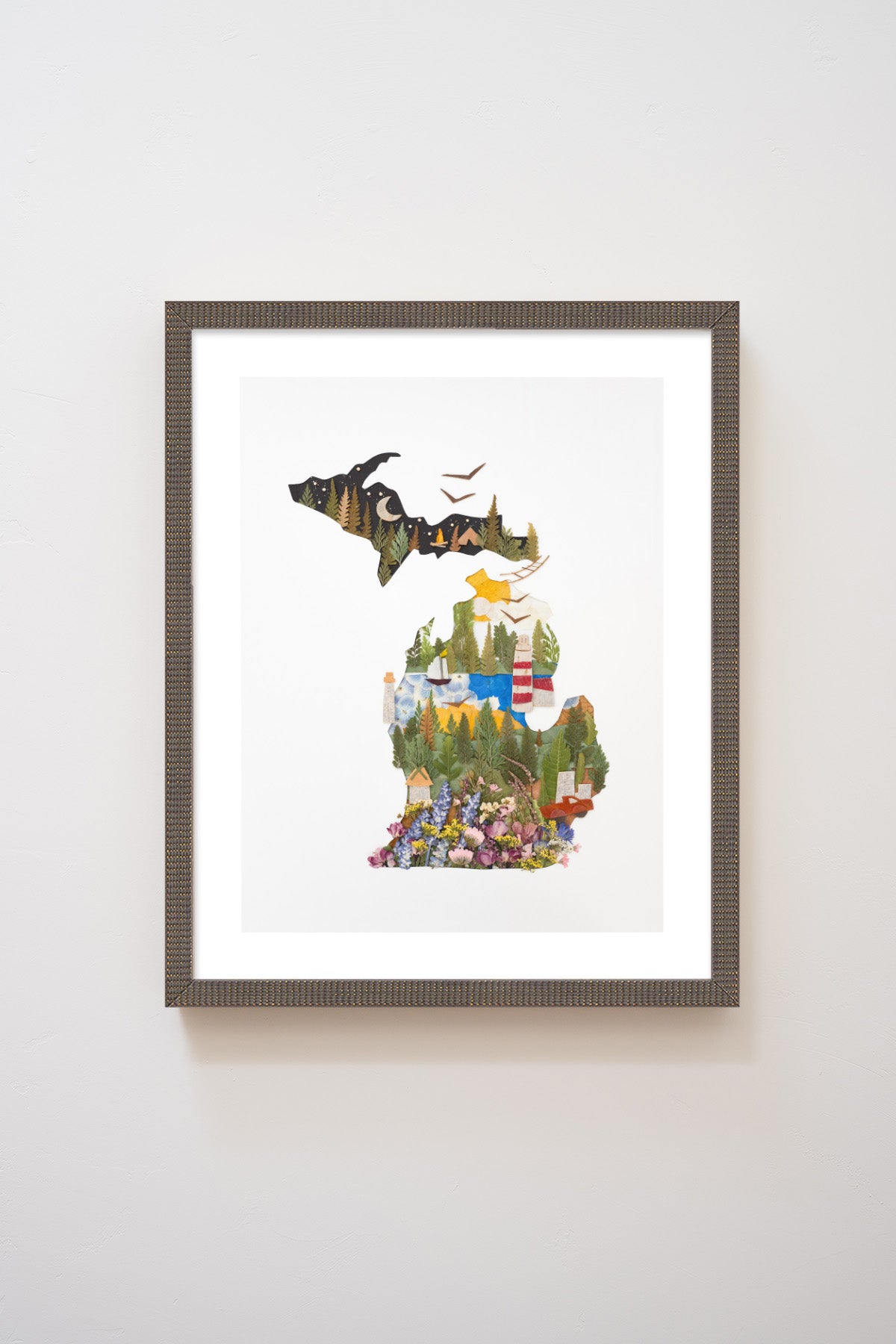 "Michigan" Flower Print