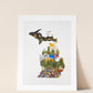 "Michigan" Flower Print