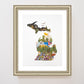 "Michigan" Flower Print