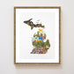 "Michigan" Flower Print