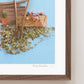 "Mid-Century Beach House" Flower Print