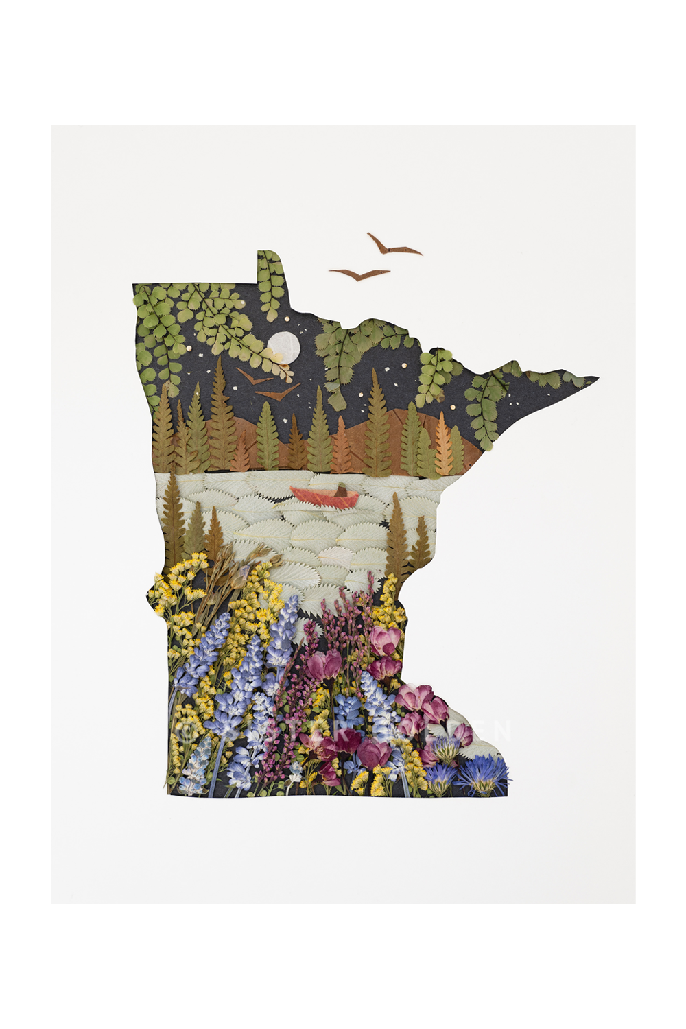 "Minnesota" Flower Print - Sister Golden