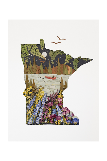"Minnesota" Flower Print - Sister Golden