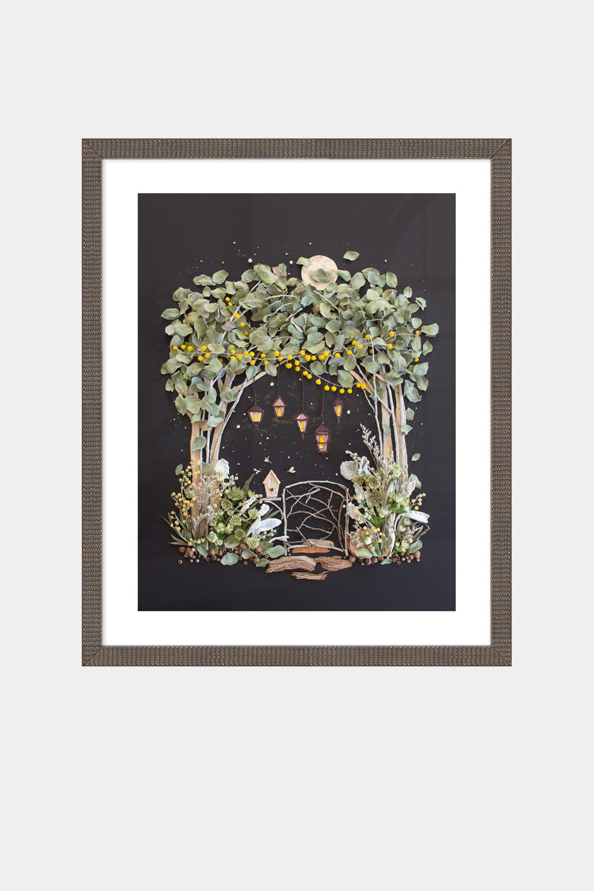 "Moon Garden" Flower Print