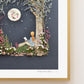 "The Moon & Me" Flower Print