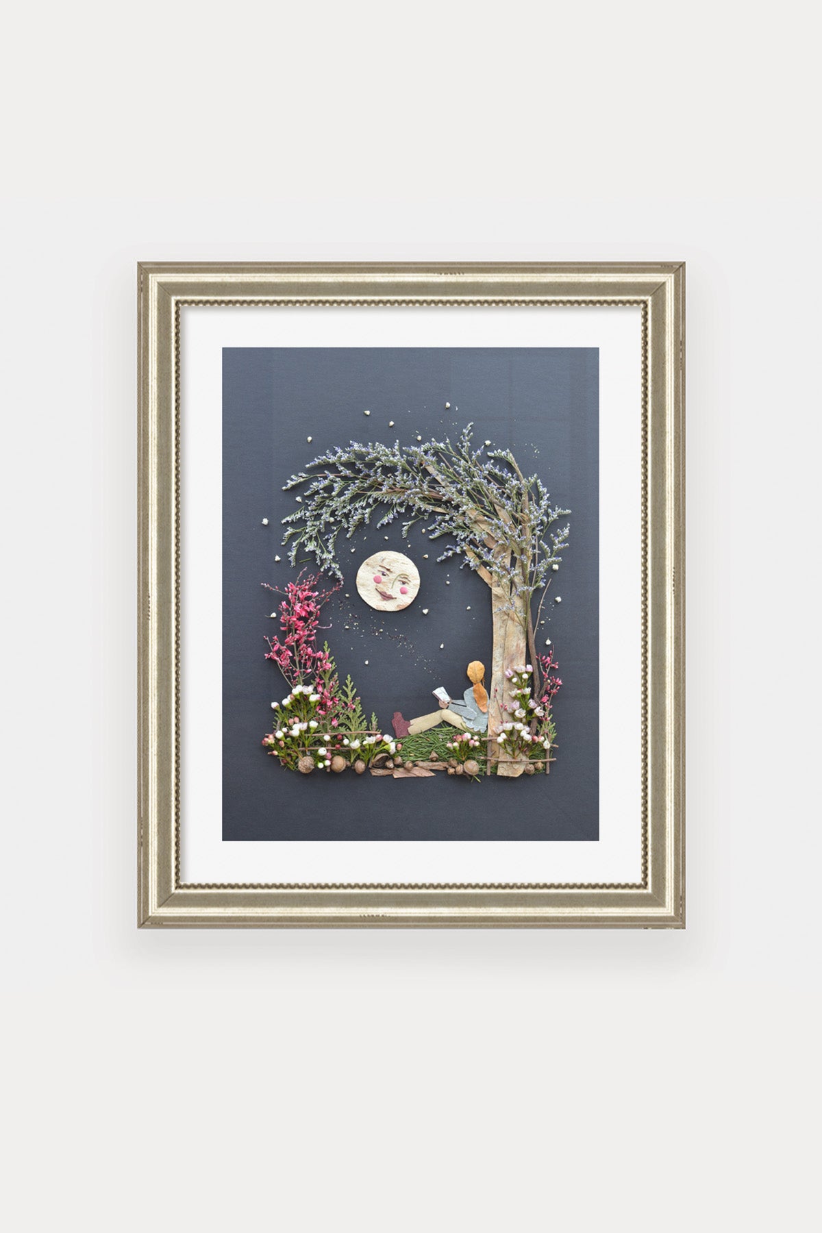 "The Moon & Me" Flower Print