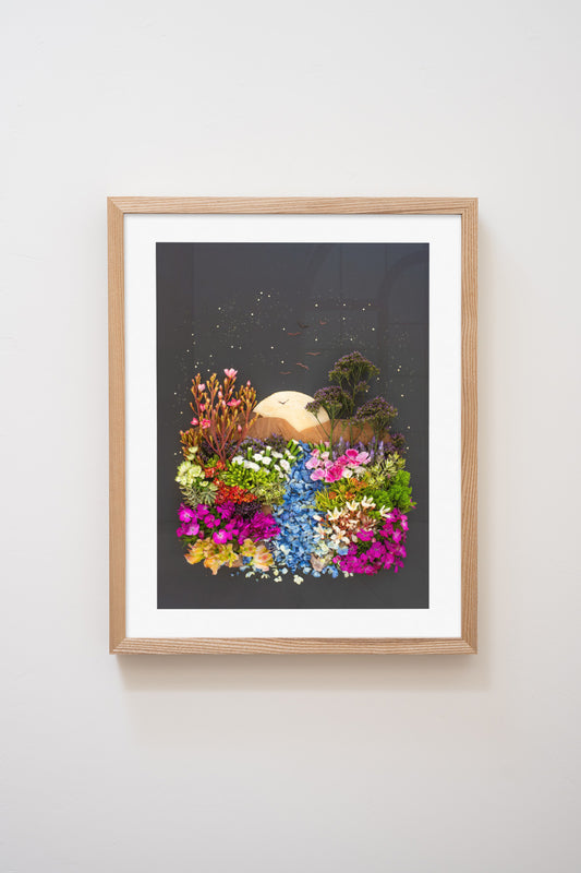 "Moon River" Flower Print