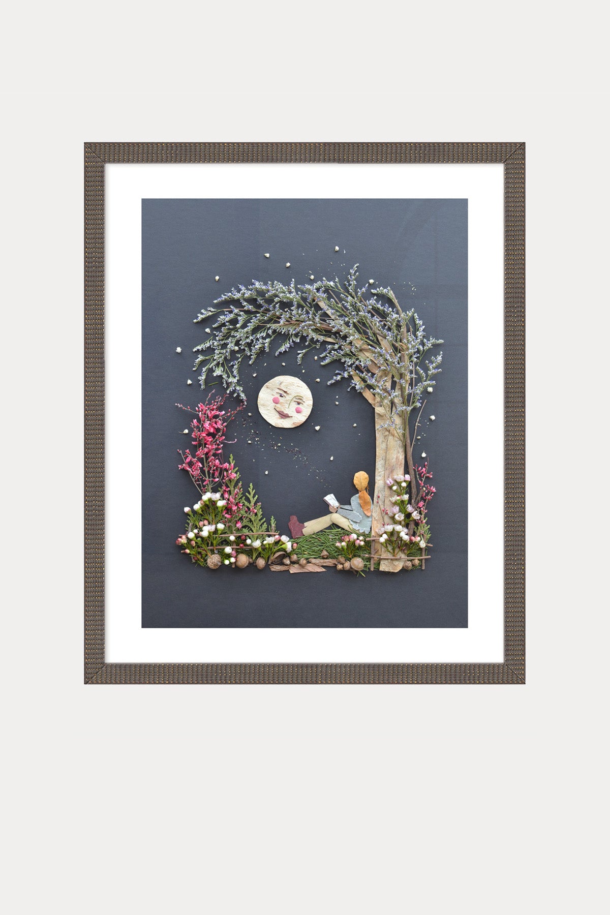 "The Moon & Me" Flower Print