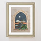 "Moroccan Nights" Flower Print