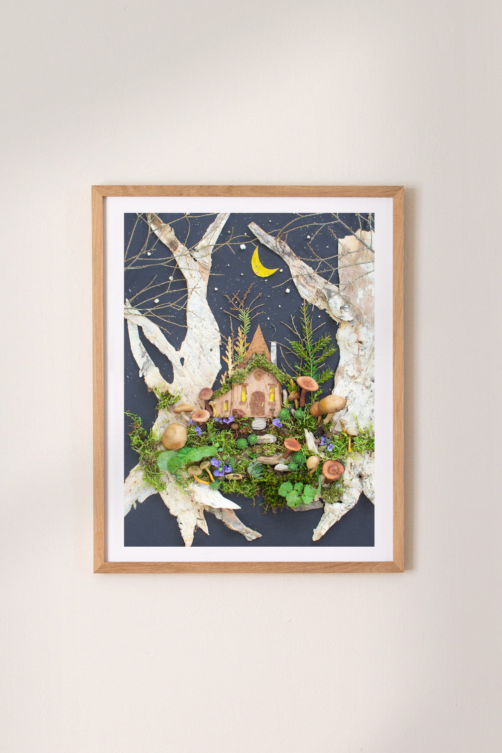"Mushroom Inn" Flower Print