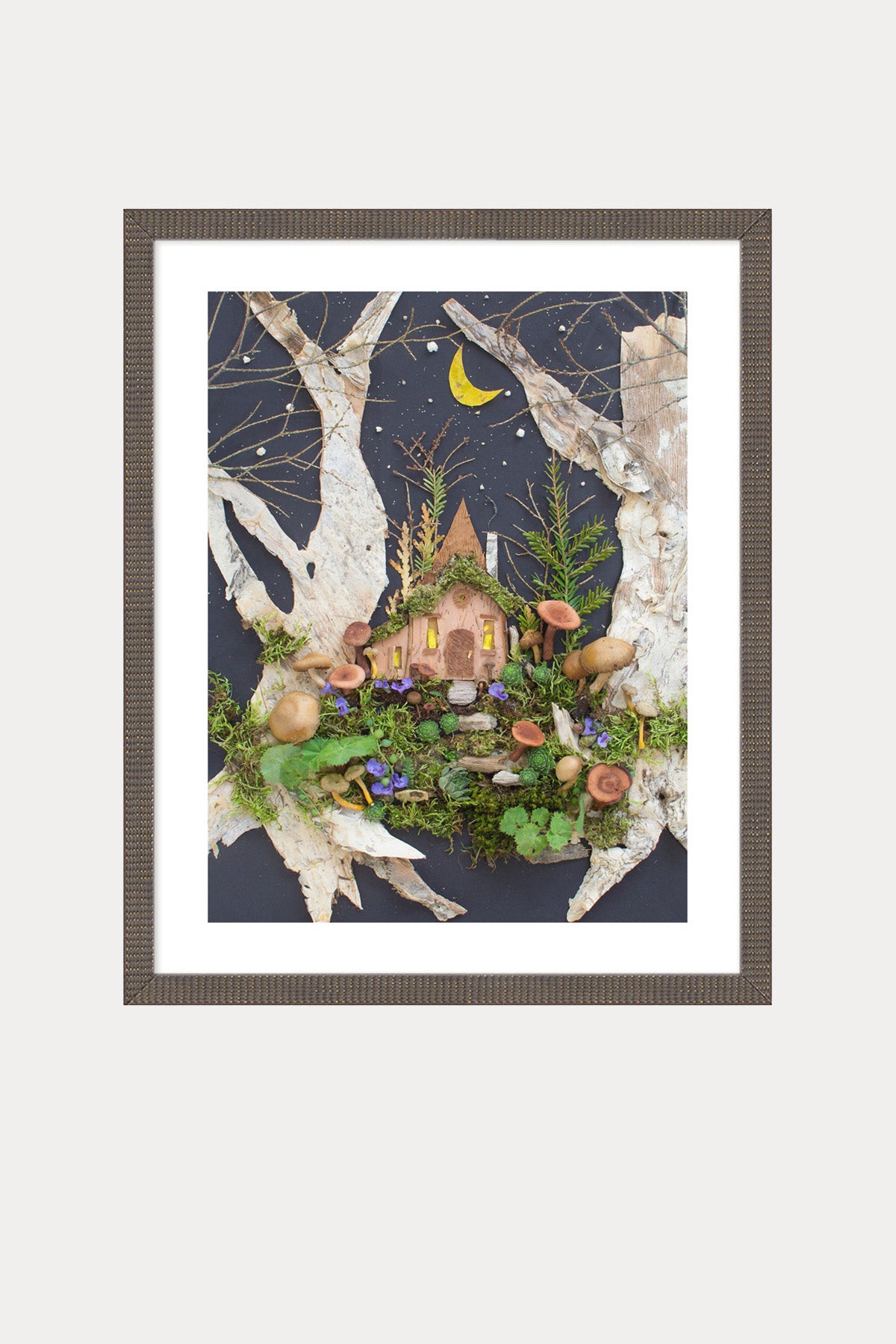 "Mushroom Inn" Flower Print