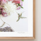 "My Fair Lady" Flower Face Print