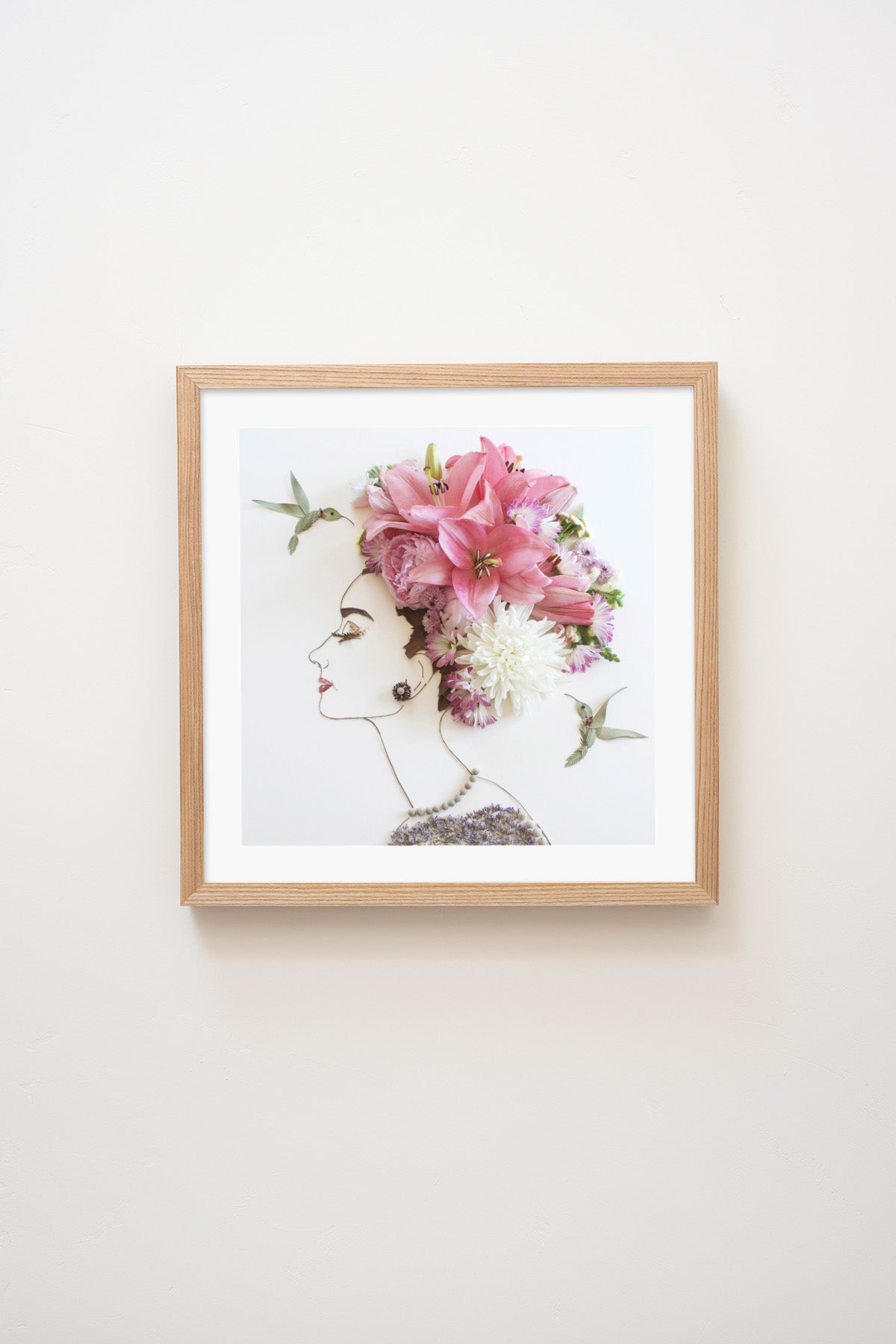 "My Fair Lady" Flower Face Print