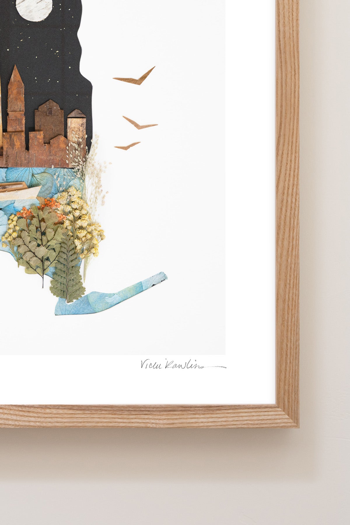 "New York" Flower Print