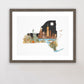 "New York" Flower Print