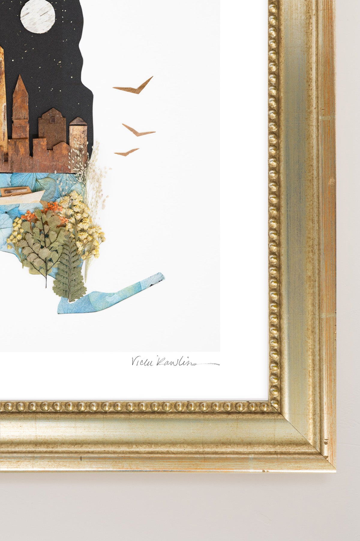 "New York" Flower Print