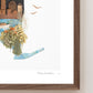 "New York" Flower Print