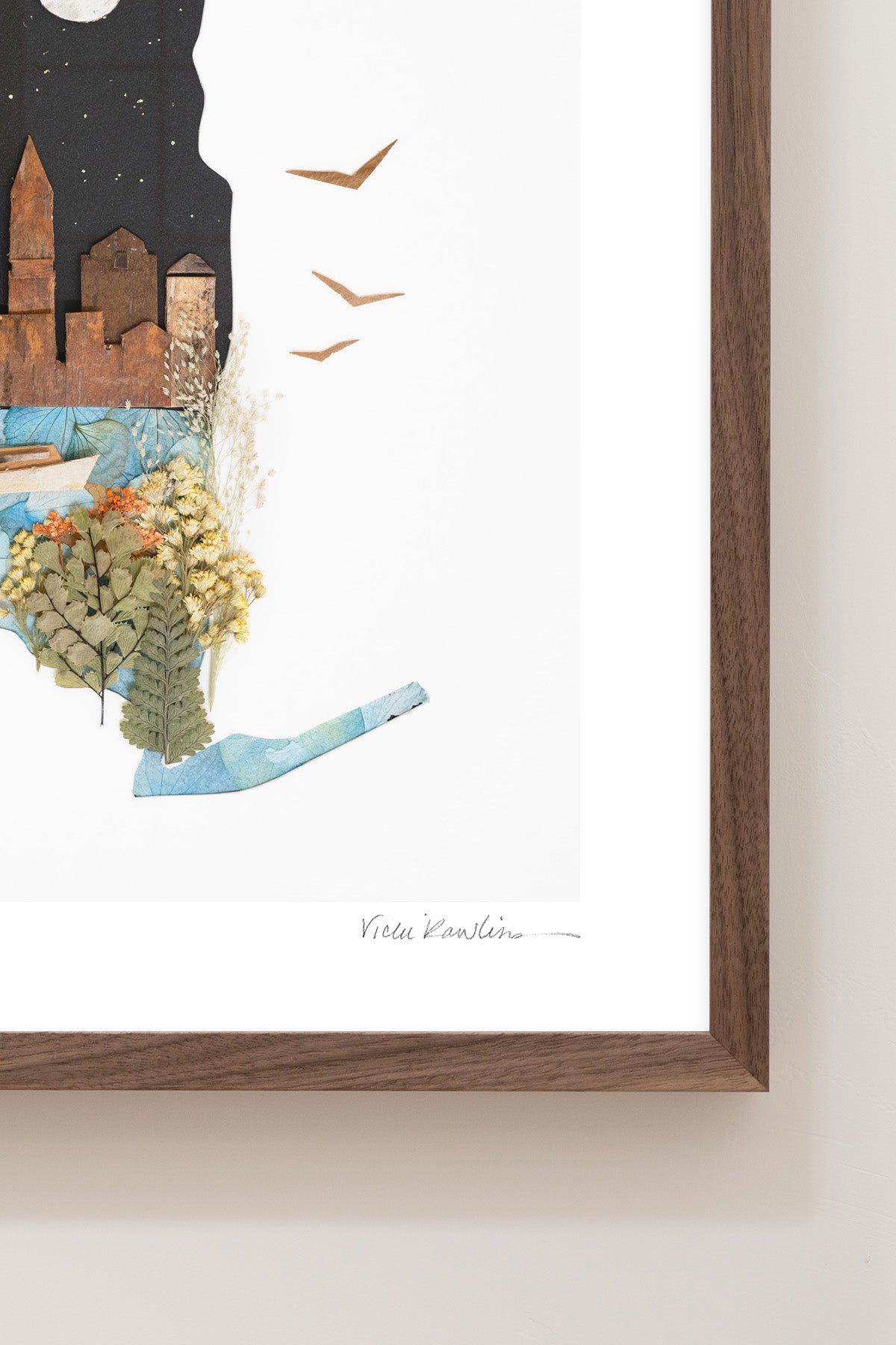 "New York" Flower Print