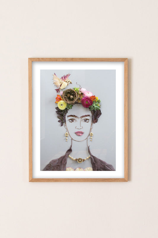 "Nesting Frida" Flower Print