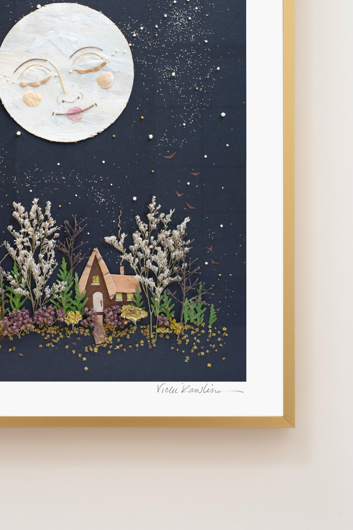 "Night Light" Flower Print