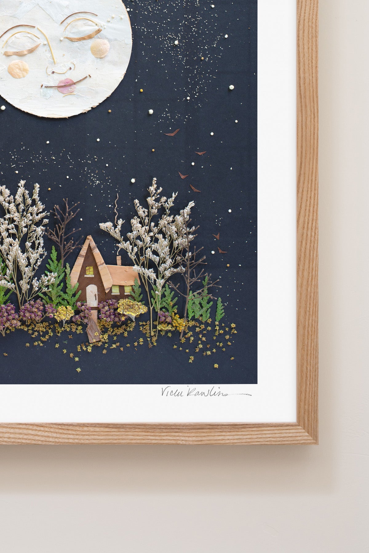 "Night Light" Flower Print