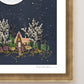 "Night Light" Flower Print