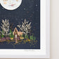 "Night Light" Flower Print