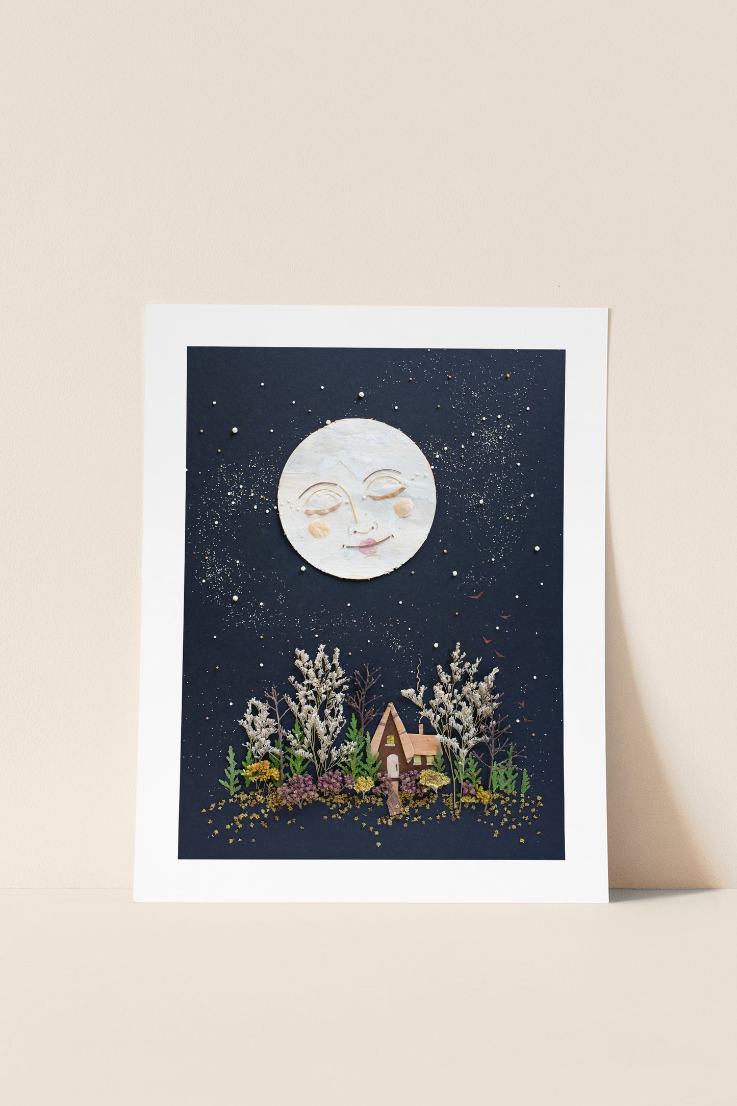 "Night Light" Flower Print