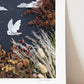 "Night Owl" Flower Print