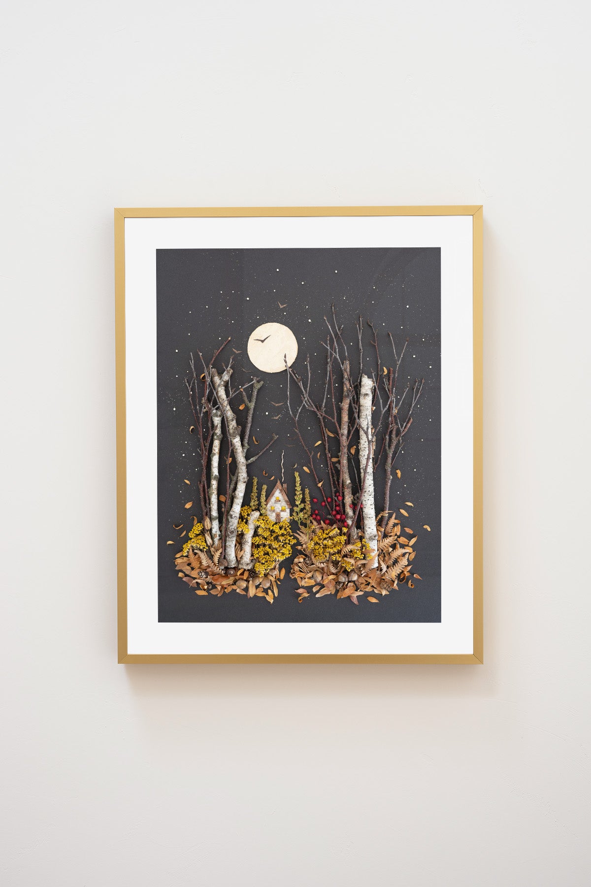 "November" Flower Print