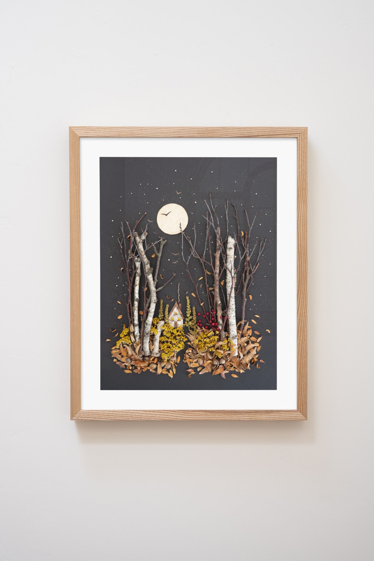 "November" Flower Print