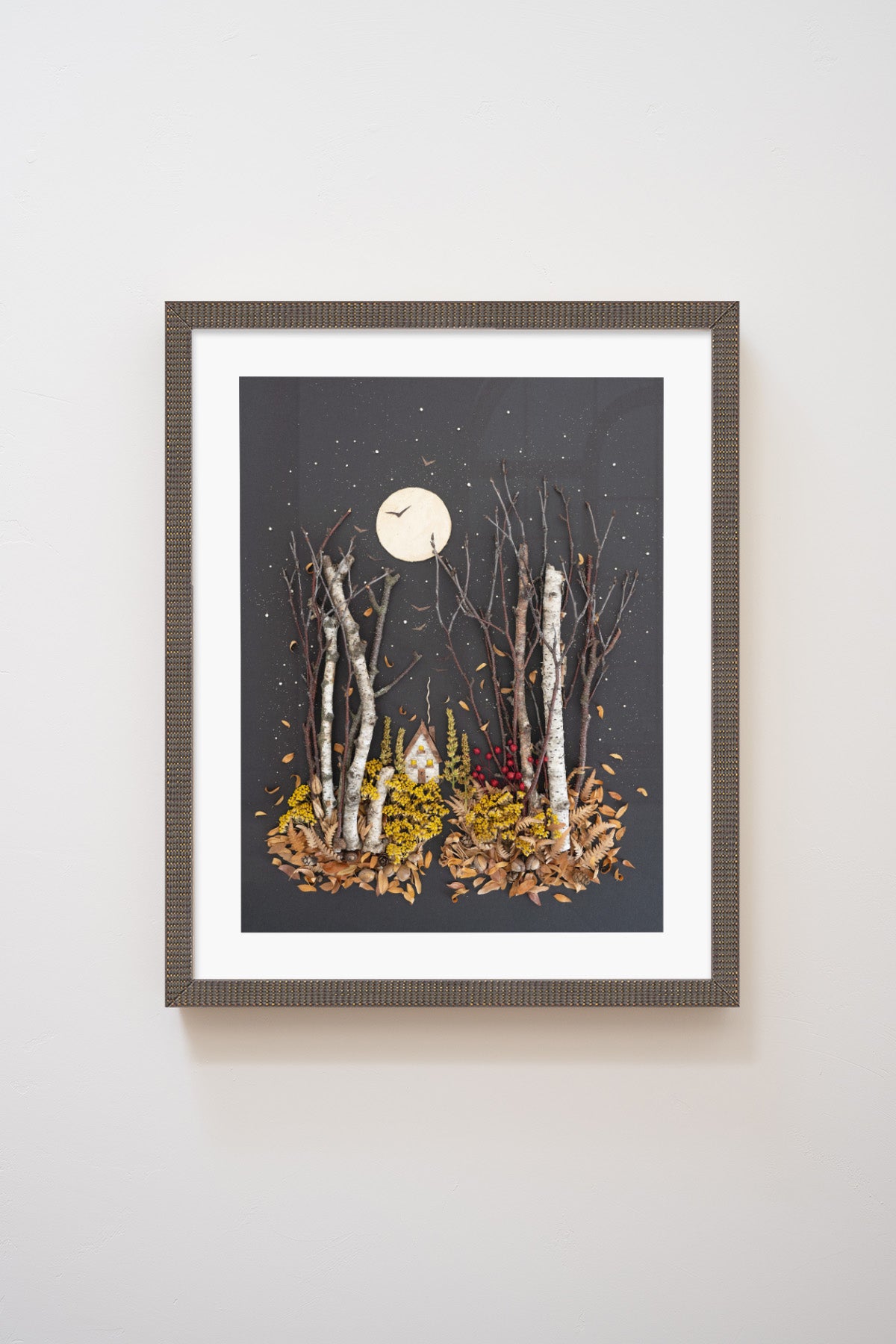 "November" Flower Print