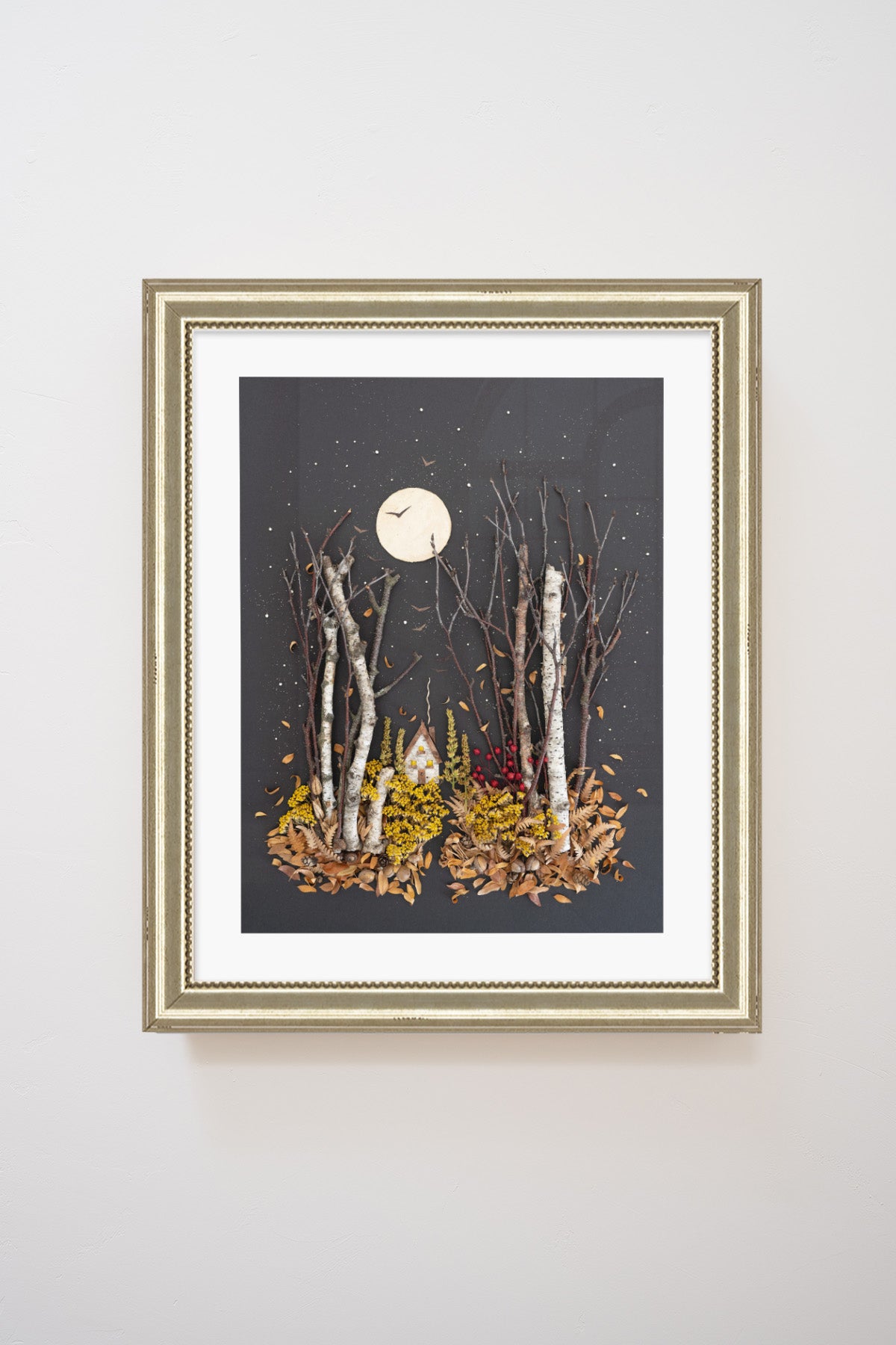 "November" Flower Print