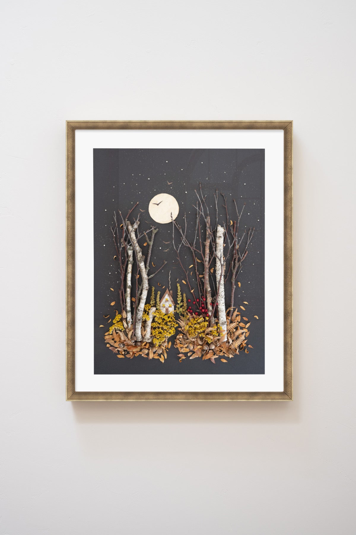 "November" Flower Print