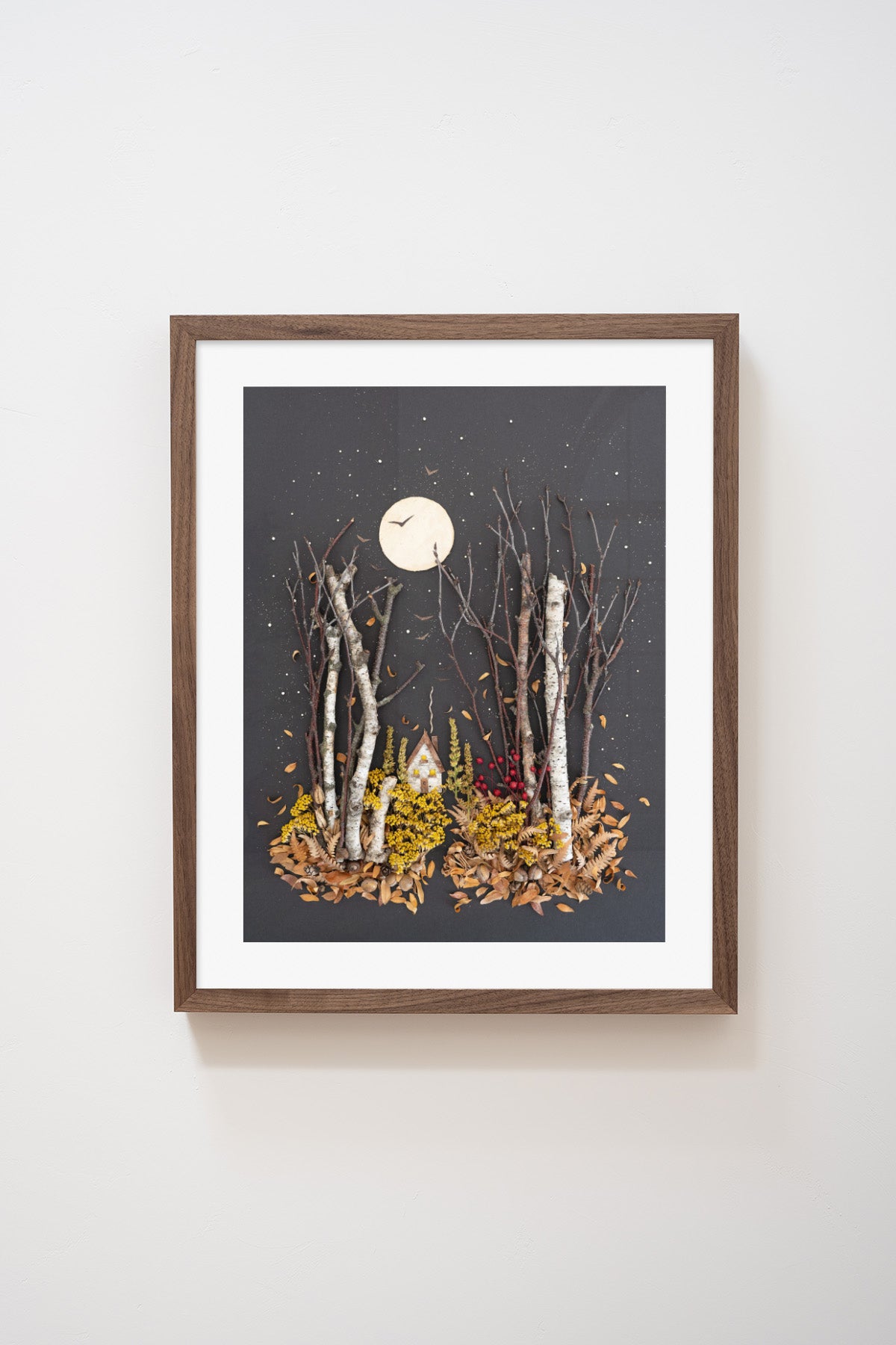 "November" Flower Print