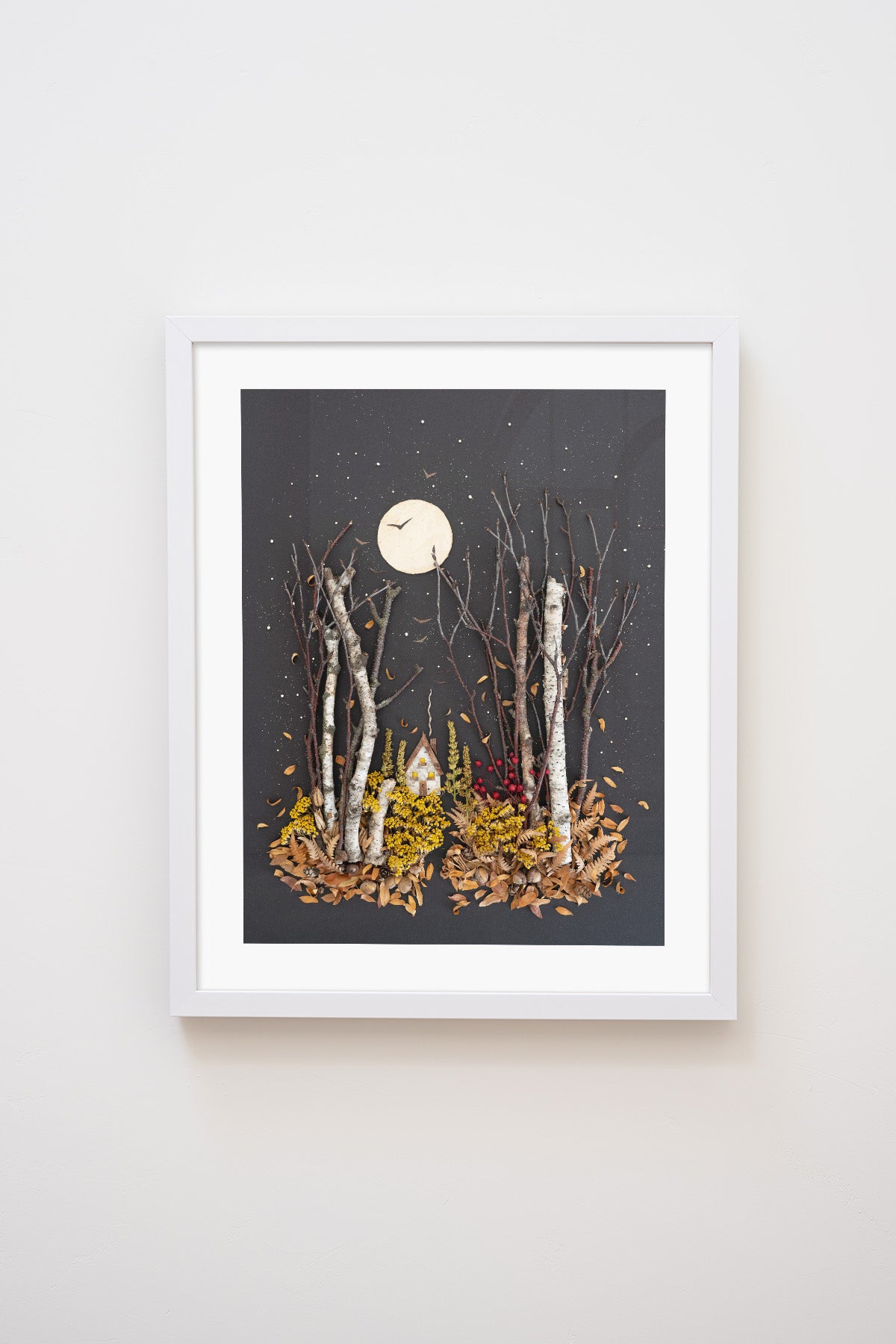 "November" Flower Print