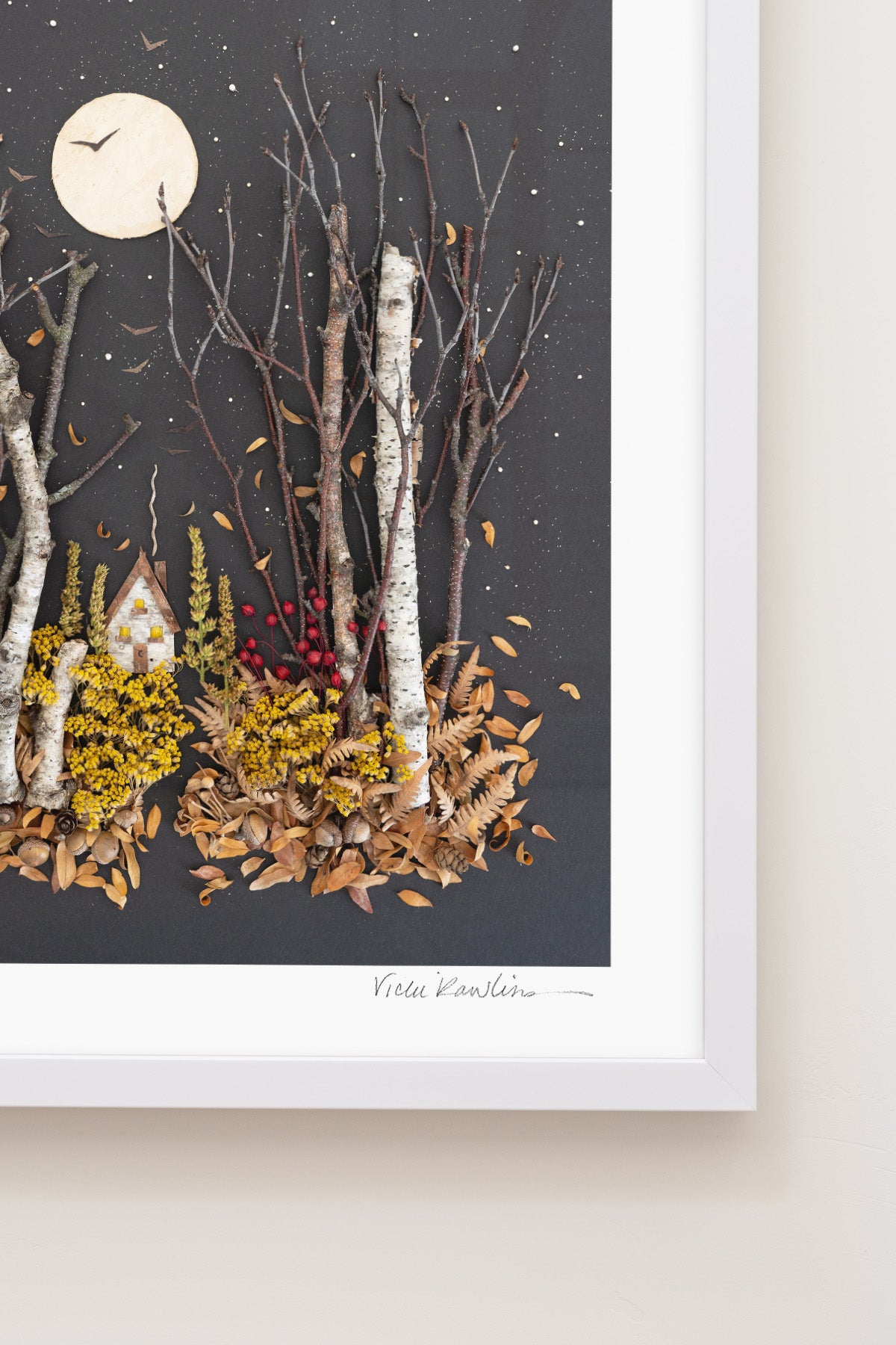 "November" Flower Print