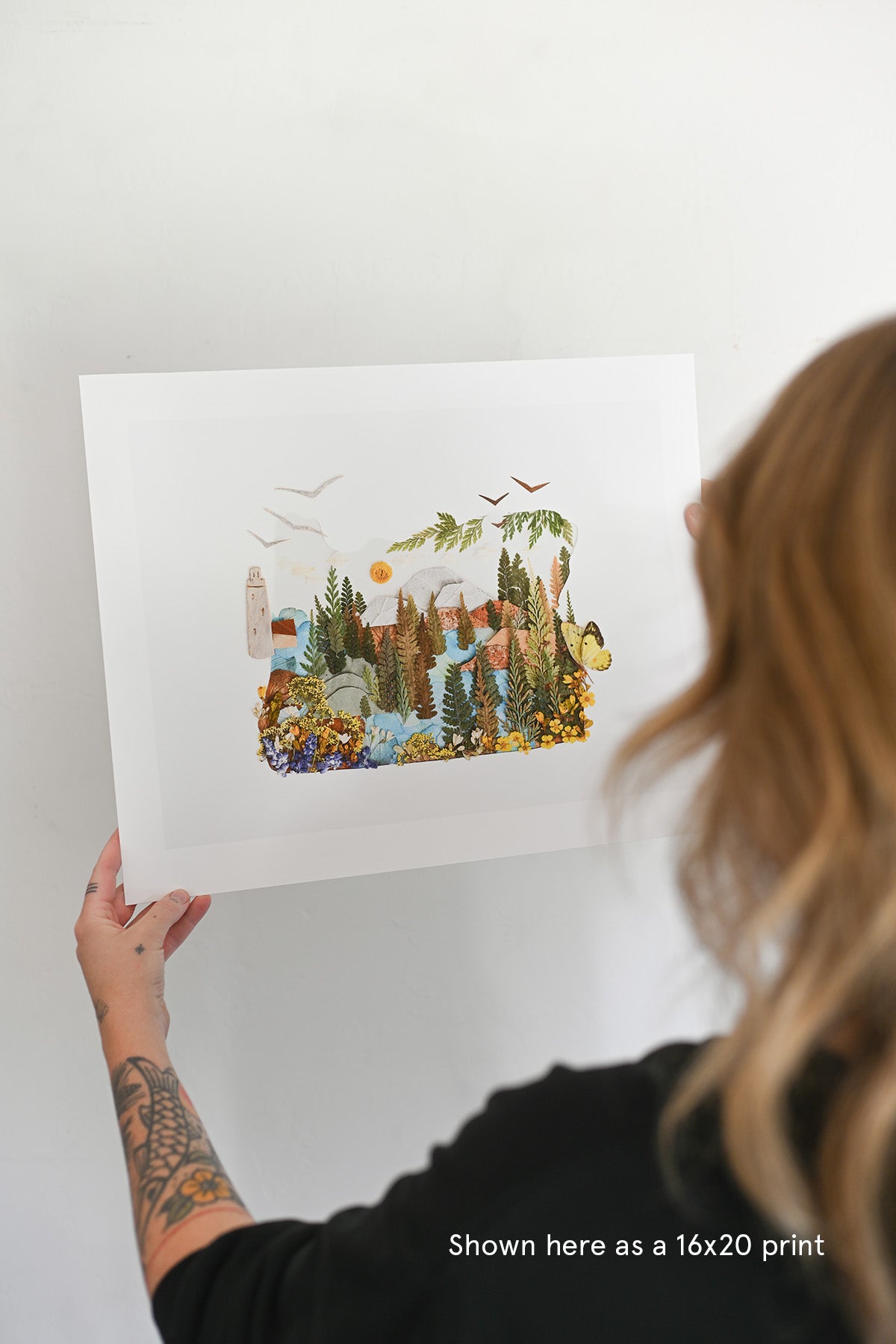 "Oregon" Flower Print
