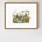 "Oregon" Flower Print