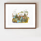 "Oregon" Flower Print