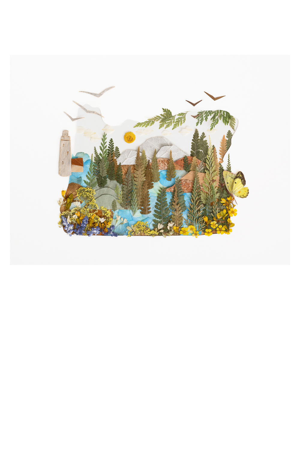 "Oregon" Flower Print