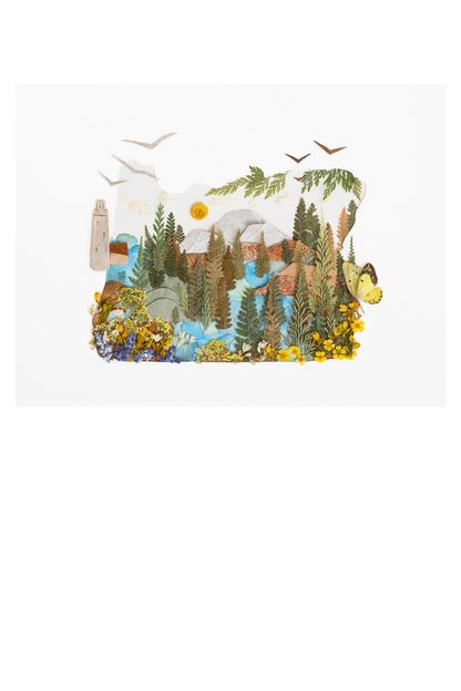 "Oregon" Flower Print