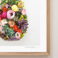 "Pineapple" Flower Print