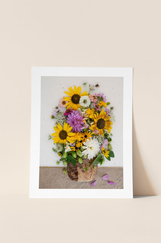 "Pocket of Sunshine" Flower Print